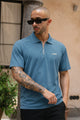 Turbo Style Legacy Men's Polo Shirt In Light Blue