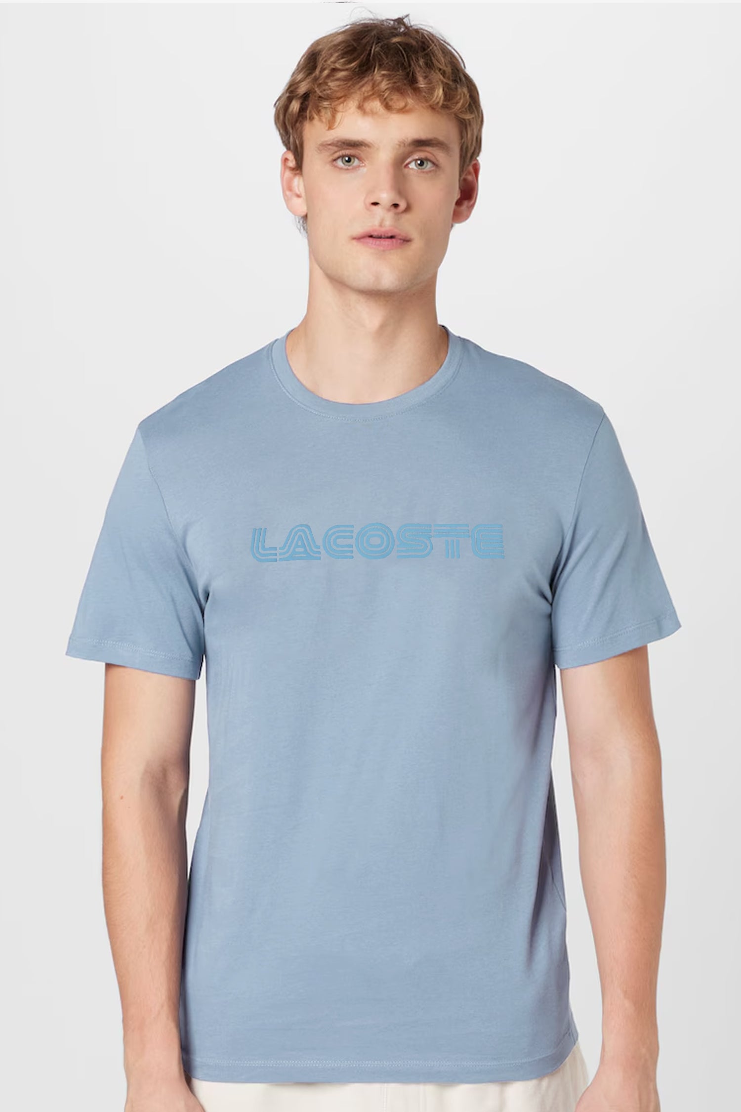 Lcste Printed Wording Crew Neck Tee