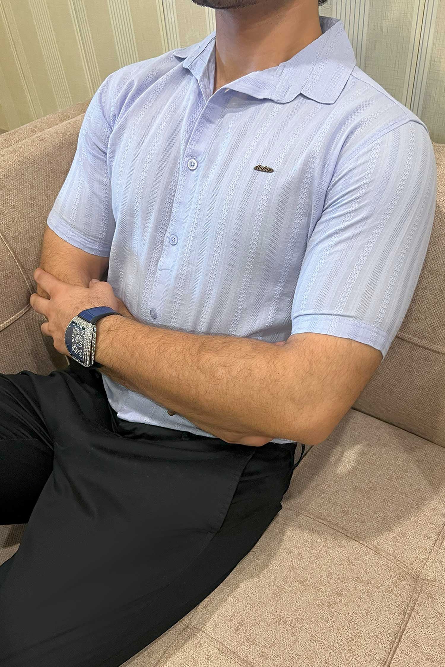 Turbo Endless Cool Embossed Casual Shirt