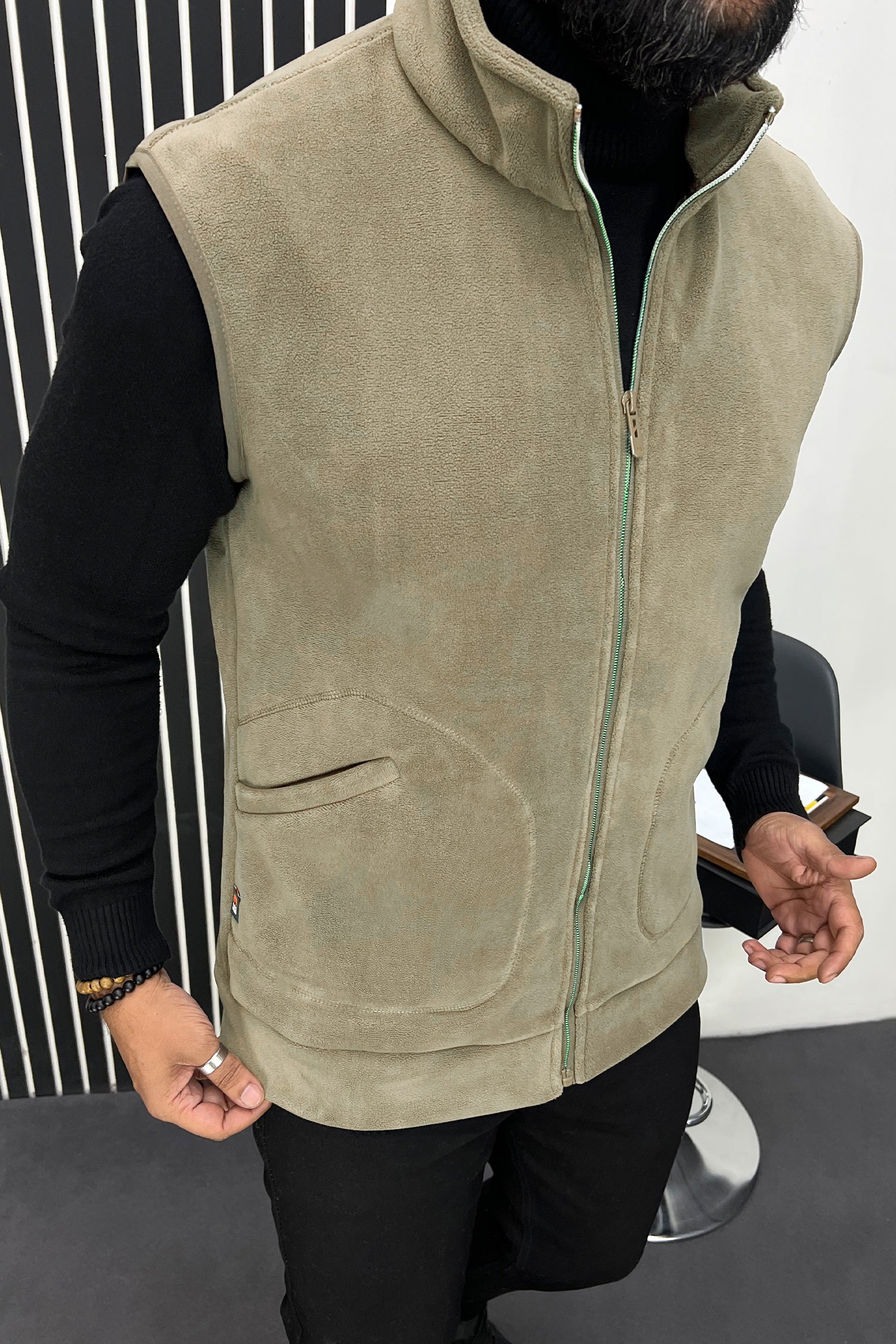 Warm Fleece Imported Men's Gilet