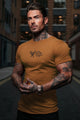 Turbo 'Action-Ready' Graphic Mesh Dry-Fit Tee In Light Brown