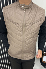 Warmup Quilted Padded Imported Big Size Men's Gilet