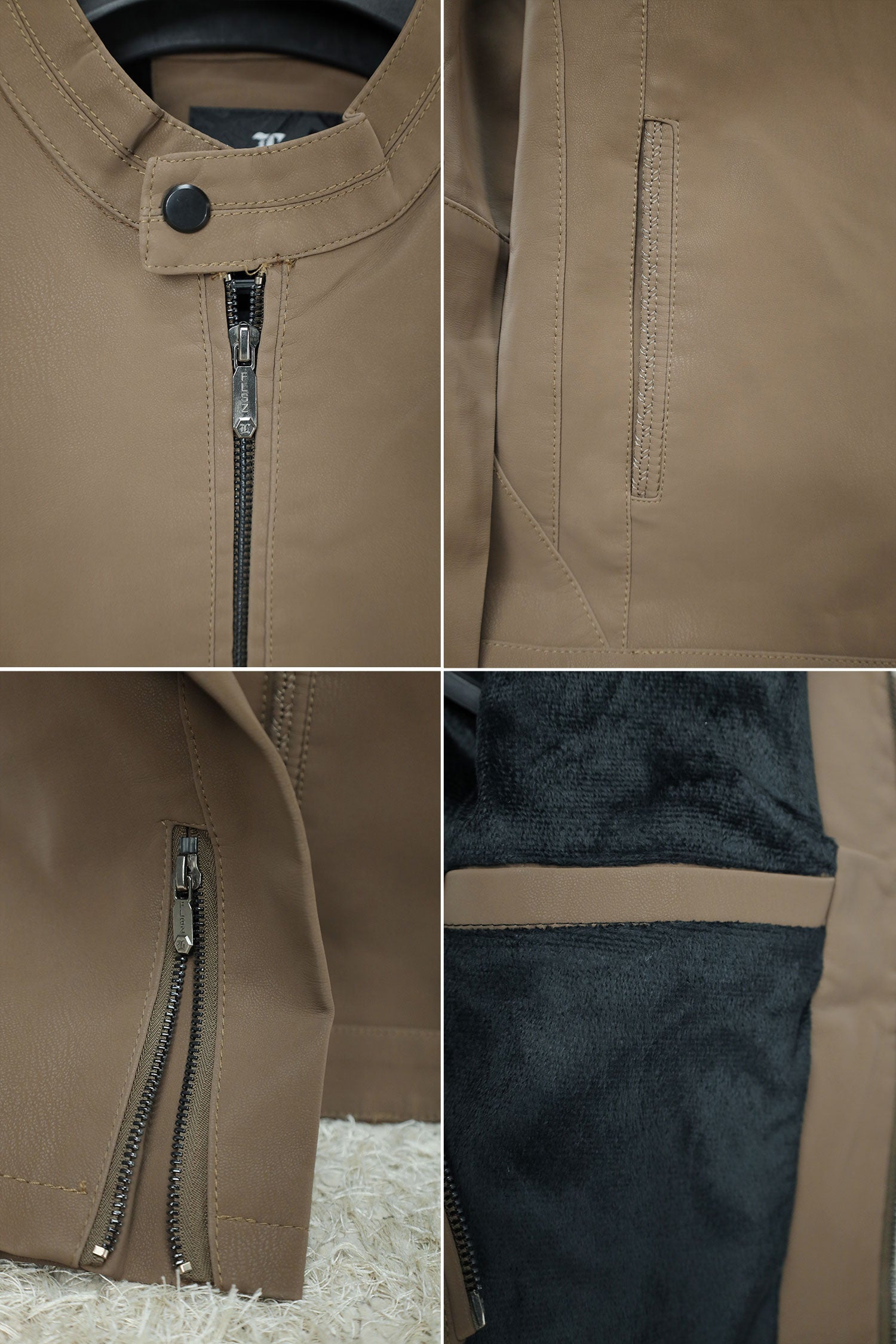 Plain Premium Men's Imported Suede Leather Jacket