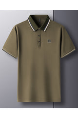 B Fashion Seamless Embriodered Men's Polo Shirt