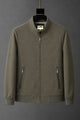 Turbo Mock Neck Style Imp Men's Wool Jacket In Light Brown