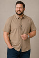 Turbo Seamless Smooth Silk Big & Tall Men's Casual Shirt