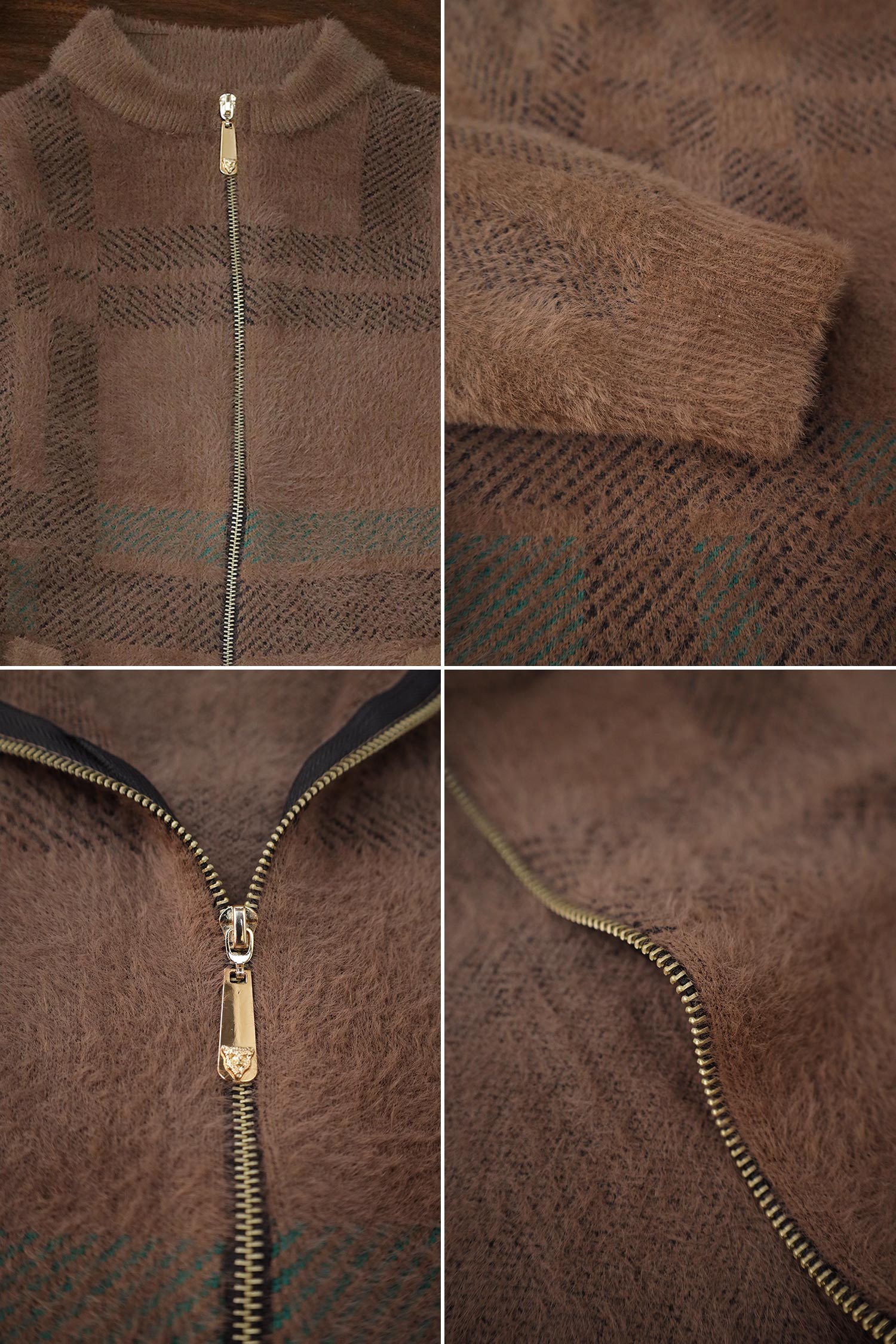 Turbo GirShy Zipper Men's Sweater