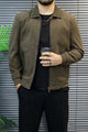 Turbo Wind-Breaker Imp Men's Wool Jacket In Light Choclate