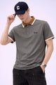 Men's Casual Vision Polo T-Shirt In Light Chocolate