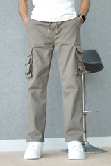 Turbo Hypemode Imp Cotton Cargo Trouser In Light Chocolate