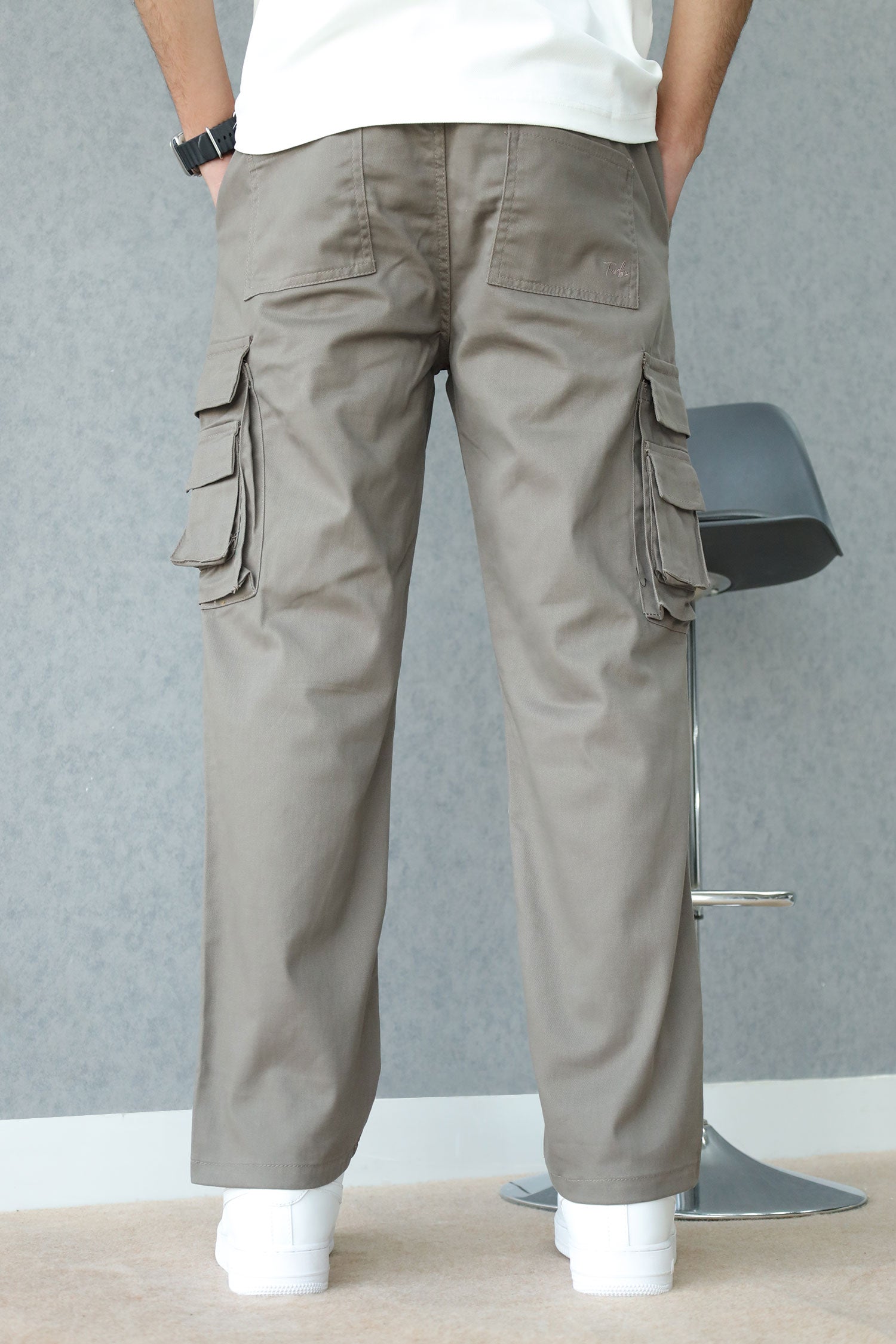 Turbo Hypemode Imp Cotton Cargo Trouser In Light Chocolate