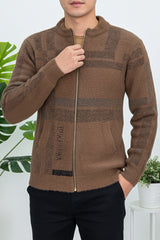 Turbo GirShy Zipper Men's Sweater