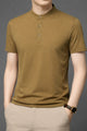 Elegance Fit Henley Neck Button Tee*