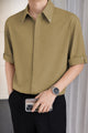 Turbo  Premium Soft Silk Men’s Casual Shirt