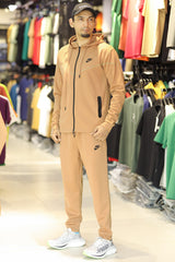 Nke Tech Fleece Mock Neck Hoodie Zipper Tracksuit