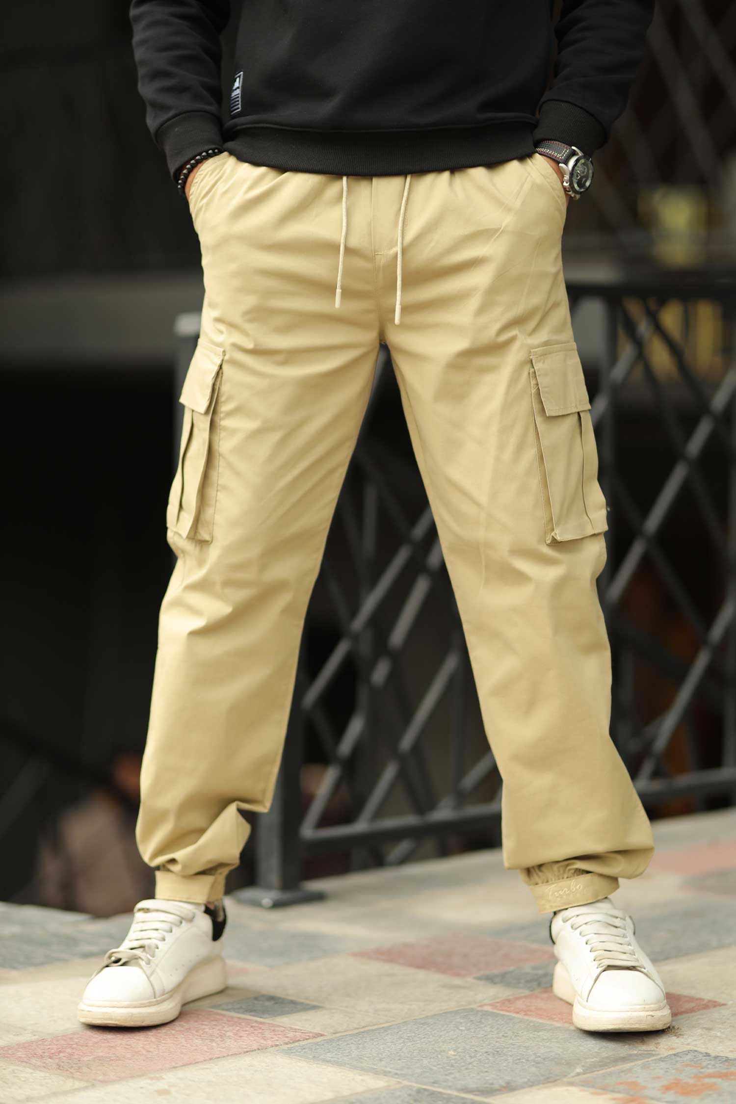 Turbo Vintage Grip Signature Imp Cotton Cargo Trouser