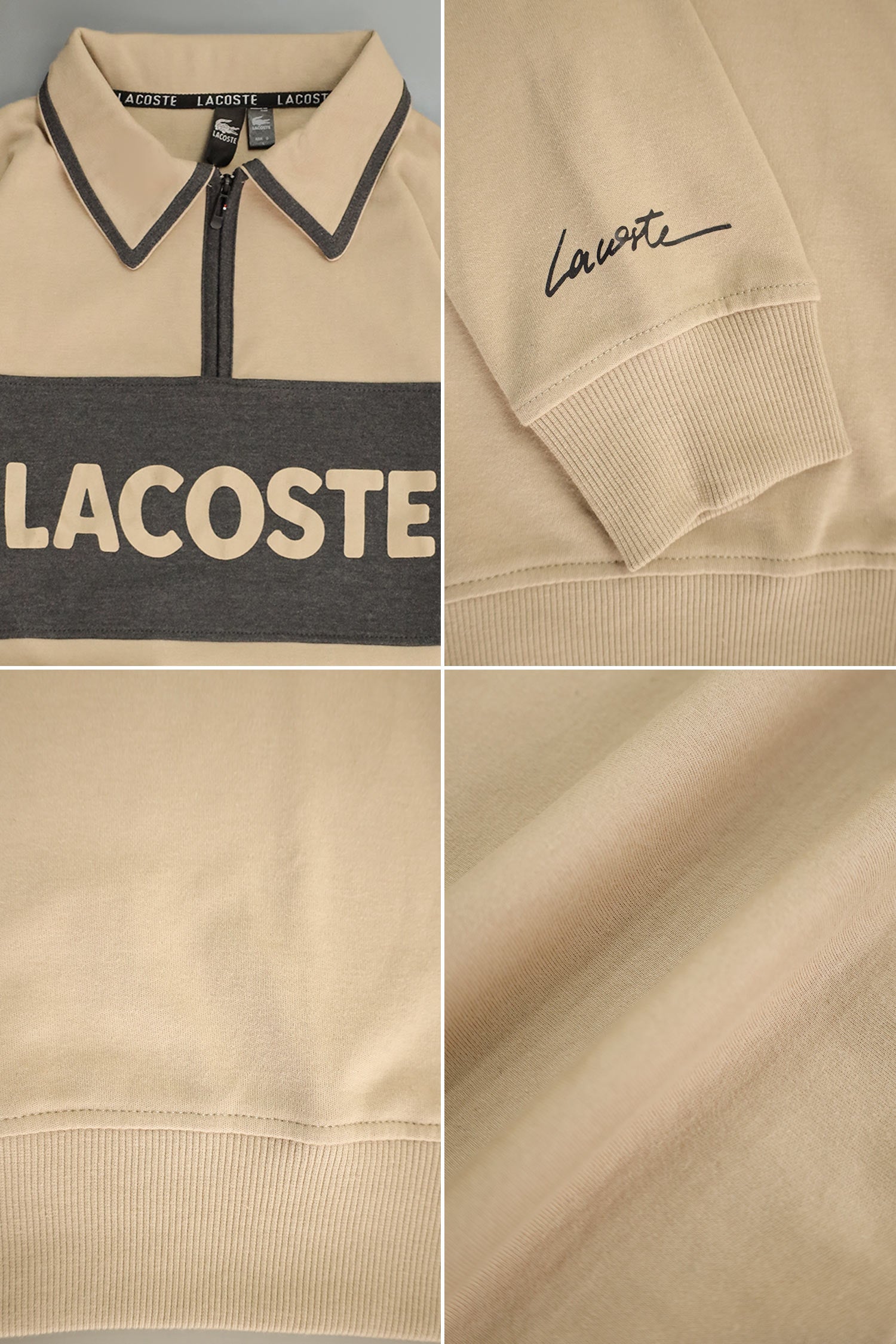 Lcste Color-Block Panel Imported Men's Sweatshirt