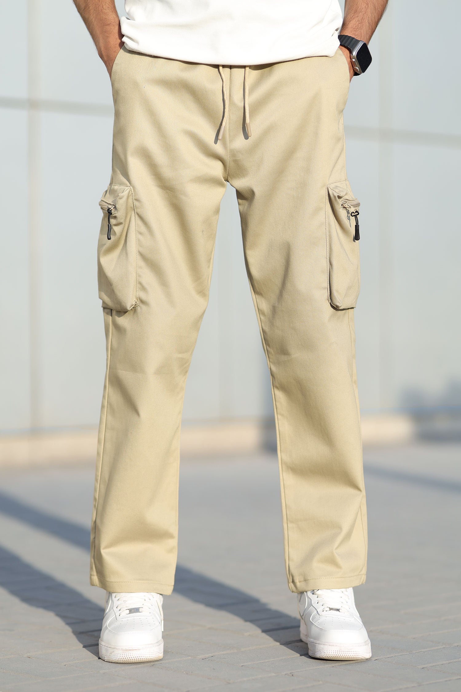 Turbo StreetFit Zip Pockets Imp Cotton Cargo Trouser