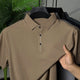 Turbo Button-Up Placket Men's Polo T-Shirt In Light Camel