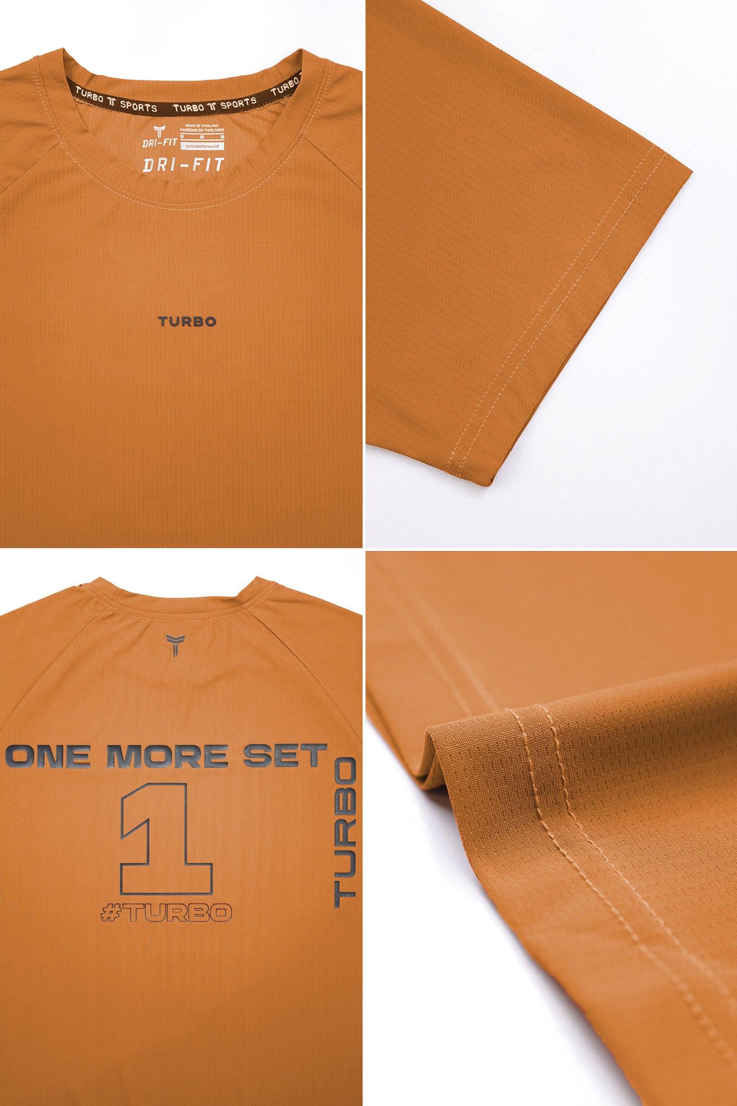 Turbo 'Men's One More Set' Drop Shoulder Dry-Fit Tee