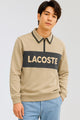 Lcste Color-Block Panel Imported Men's Sweatshirt