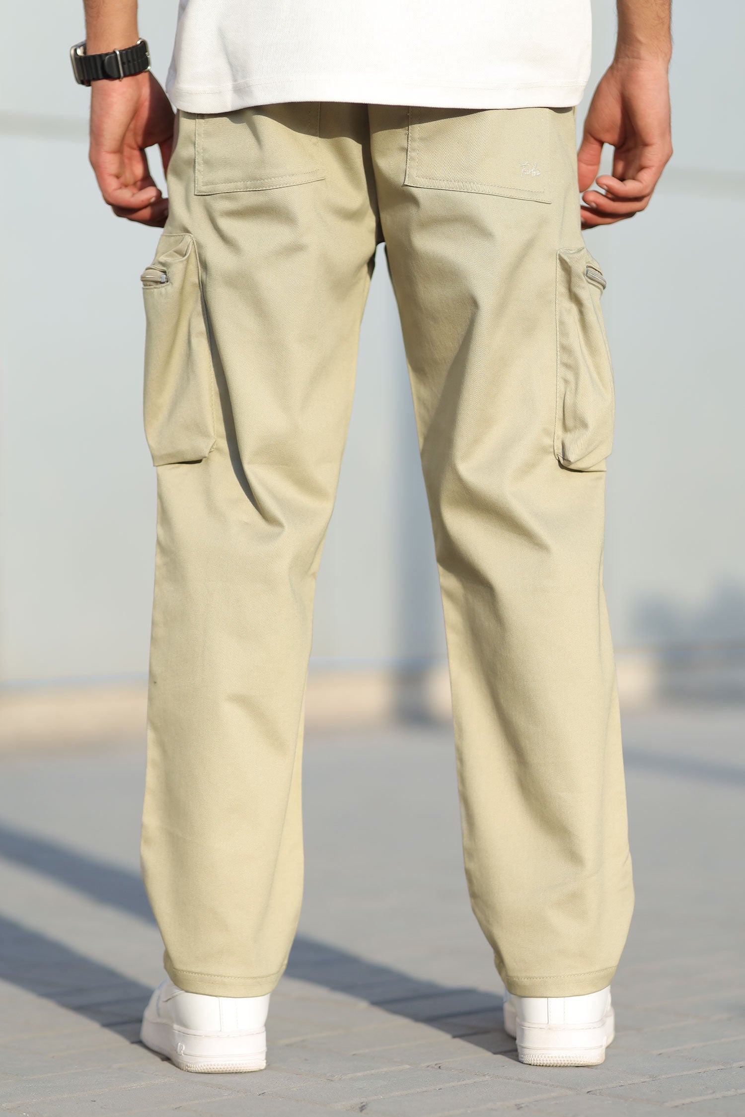 Turbo StreetFit Zip Pockets Imp Cotton Cargo Trouser