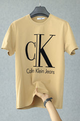 Clvn Kln Graphic MonoLogo Imported Round Neck T-Shirt