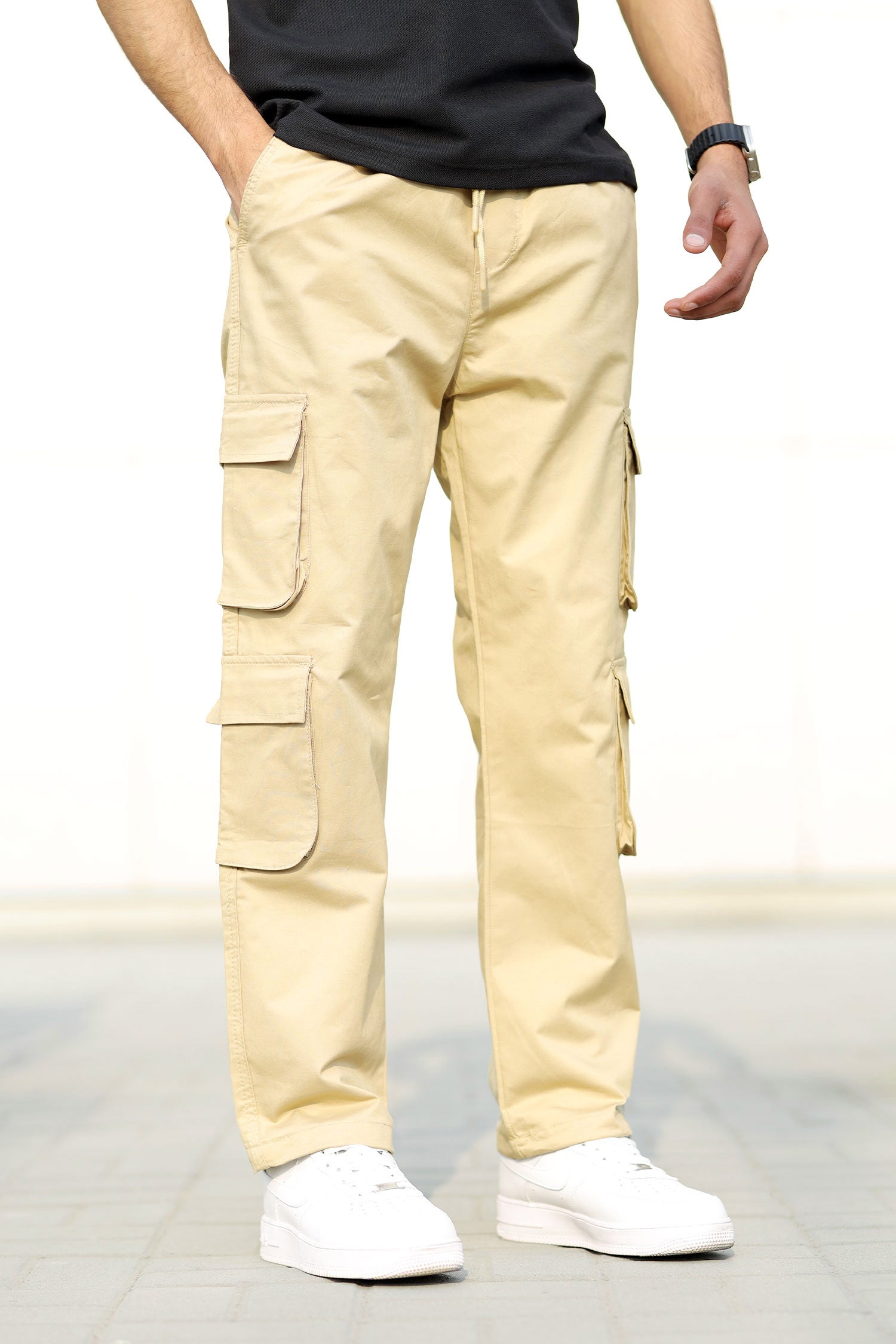 Turbo 8 Pockets Imp Cotton Blend Cargo Trouser