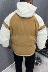 Custom Two Tone Premium Padded Imported Puffer Jacket