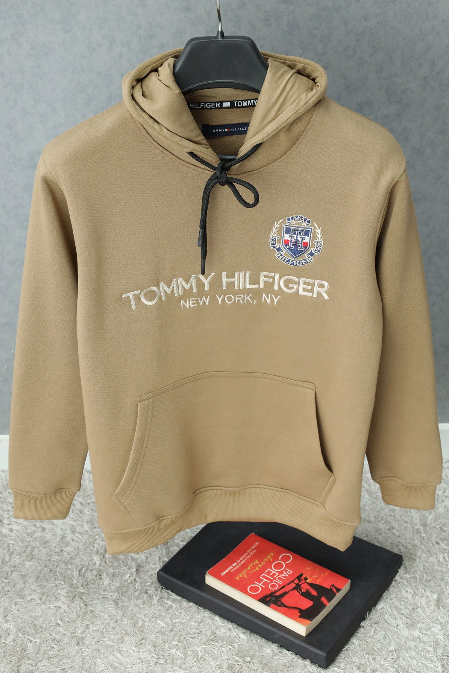 Tmy Hlfgr NY Typography Fleece Hoodie