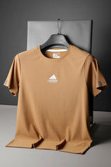 Adds City Escape Athletic Dry-Fit Tee In Light Camel