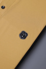 Turbo Royal Luxury Stitchless Men's Polo Shirt In Light Camel
