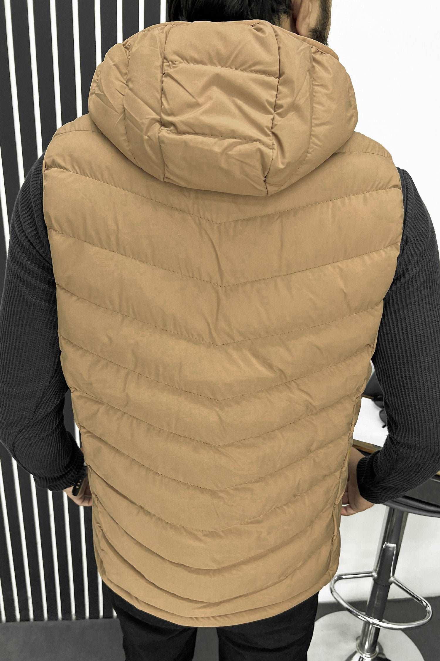 Adds Slogan Padded Imported Big Size Men's Gilet