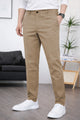 Regular & Tailored Formal Slim Fit Cotton Pant