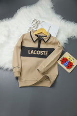 Lcste Block Panel Coller Style Unisex Kids SweatShirt