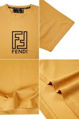 Fndi Labyrinth Monogram Classic Crew Neck Tee