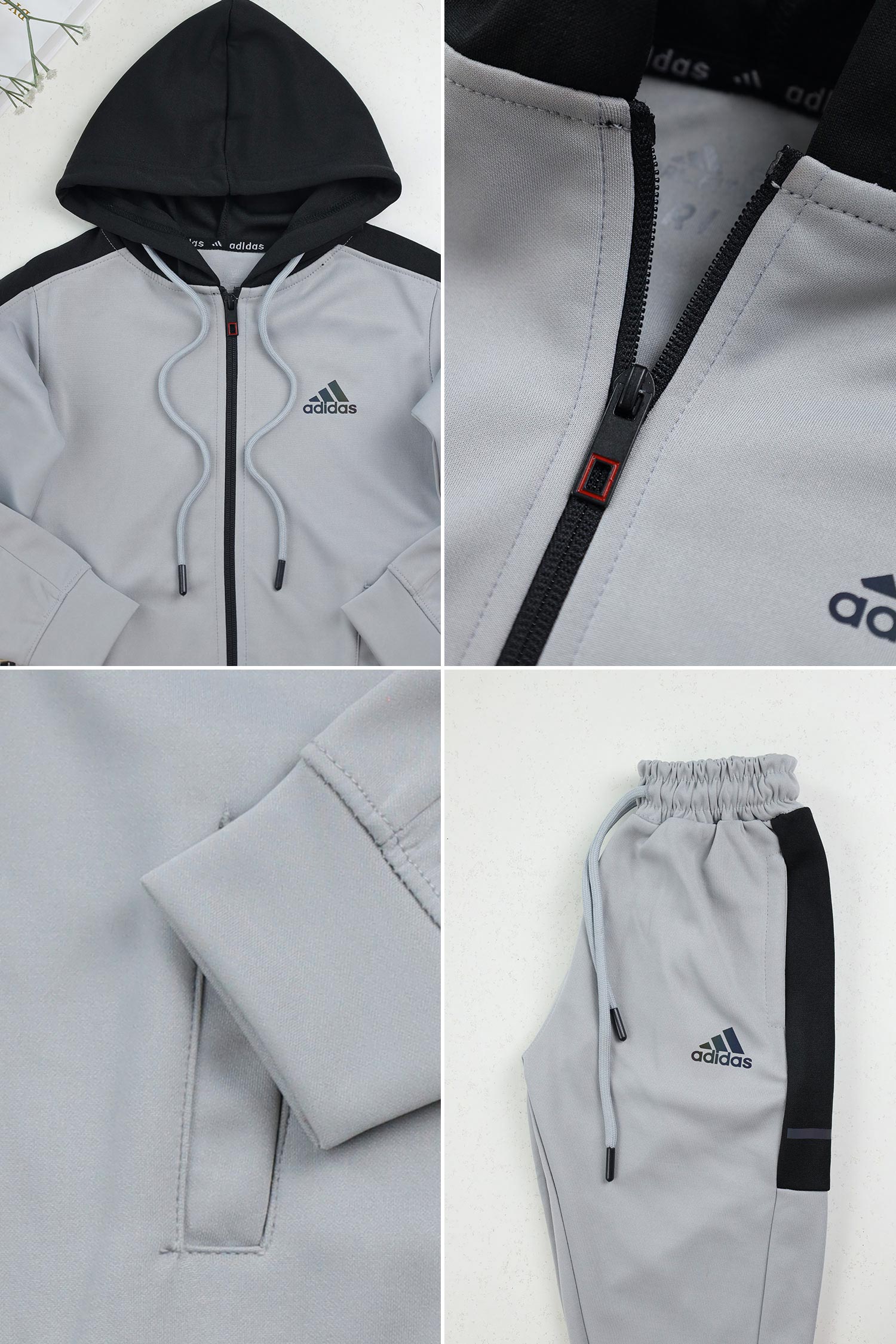 Adds Essential Performance Hooded Unisex Kids Tracksuit
