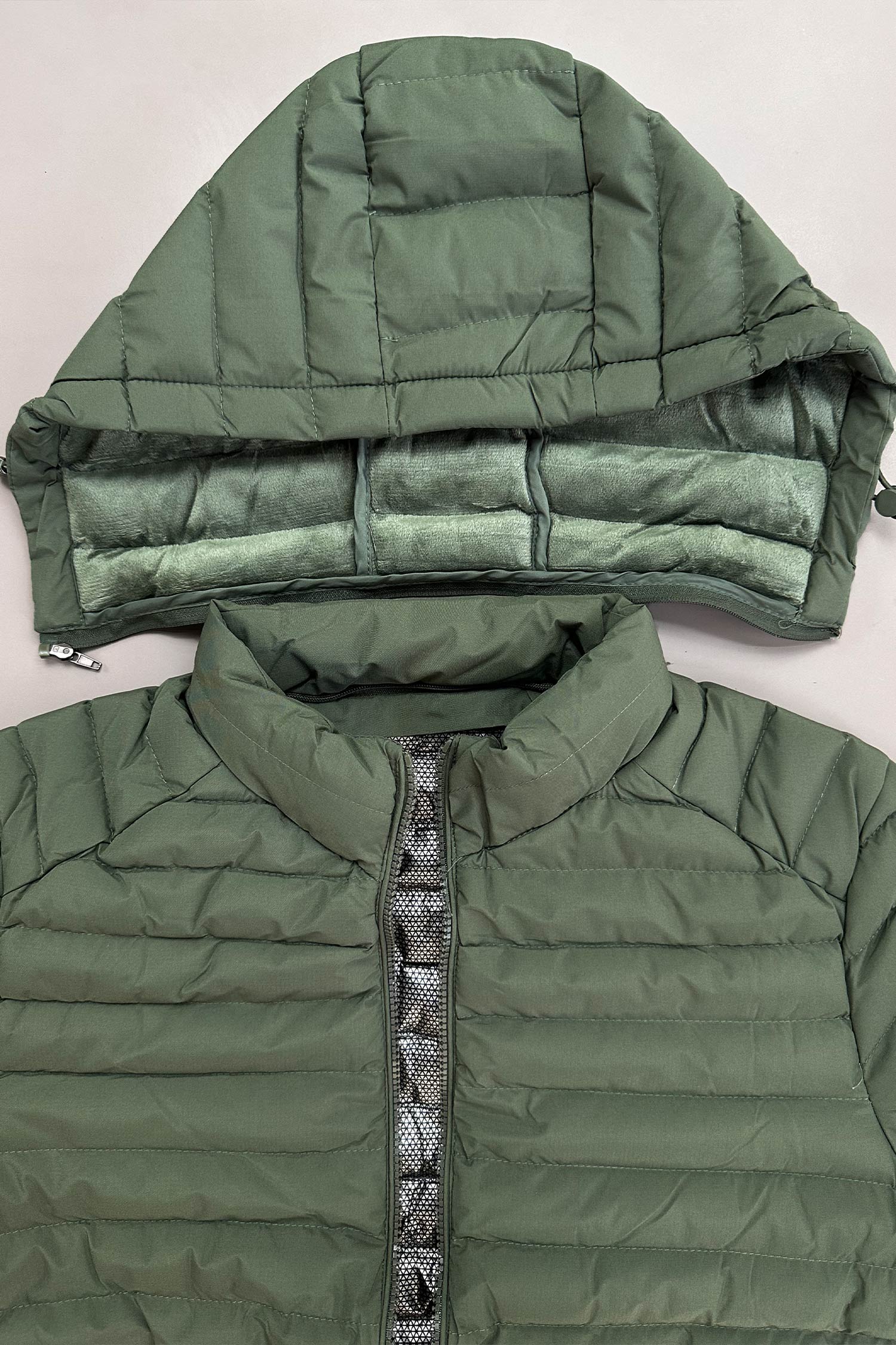 Windbreaker Thin Hooded Bubble Padded Imported Puffer Jacket