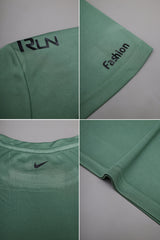 Nke Ready Fitness Mesh Dry-Fit Tee In Green
