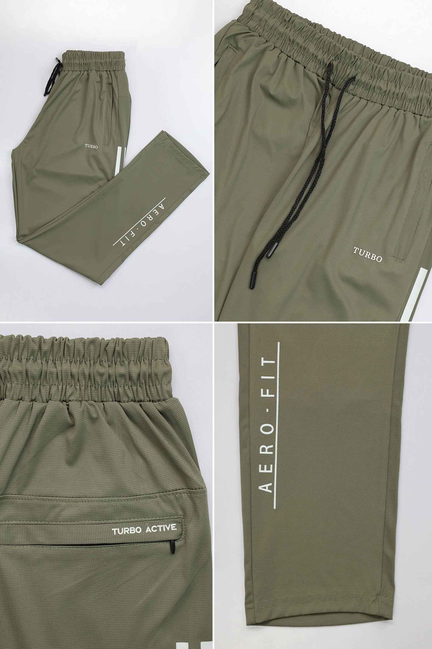 Turbo 'Aero-Fit' Performance Series Men's Dryfit Trouser