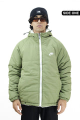 Nke Logo Sherpa Double Sided Imported Puffer Jacket