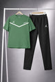 Jrdn Flight Arched Wordmark Men's Tracksuit In Light Green