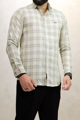 Turbo FearLess Checked Long Sleeve Cotton Casual Shirt