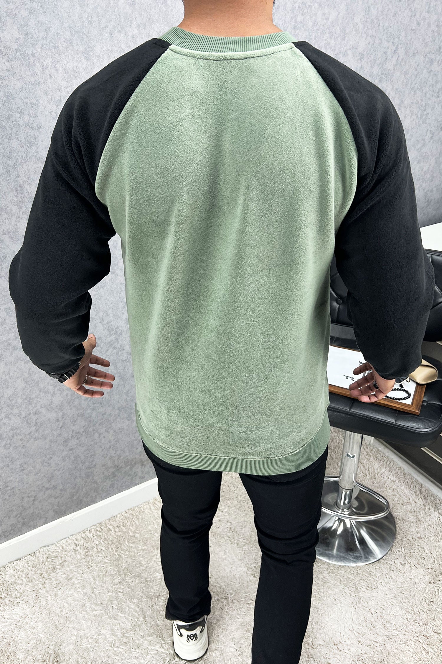 Down Shoulder Style Imported Men's Sweatshirt