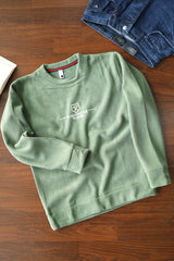 Warm Island Round Neck Imported Men's Sweatshirt