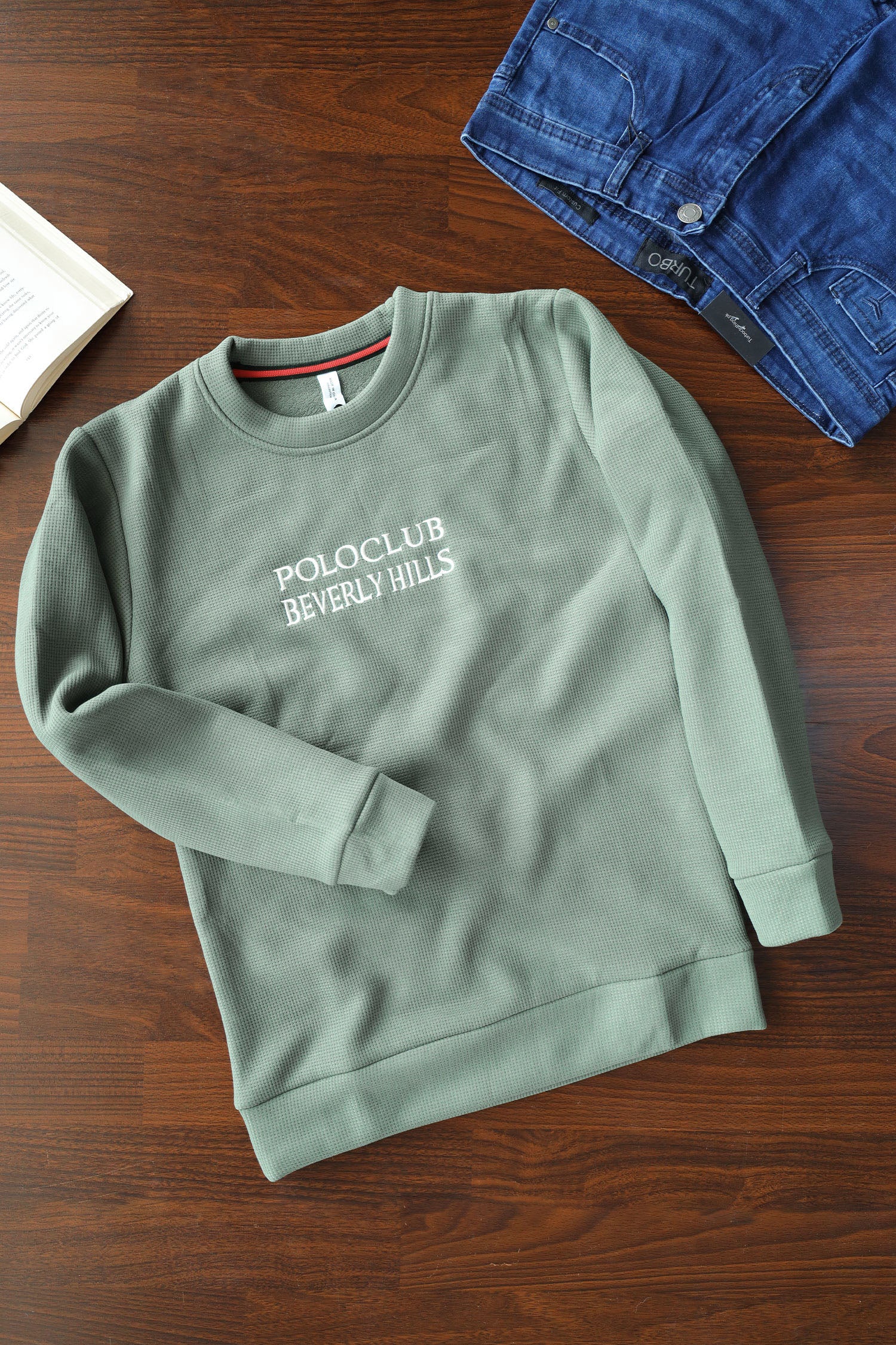 Polo Club Round Neck Imported Men's Sweatshirt