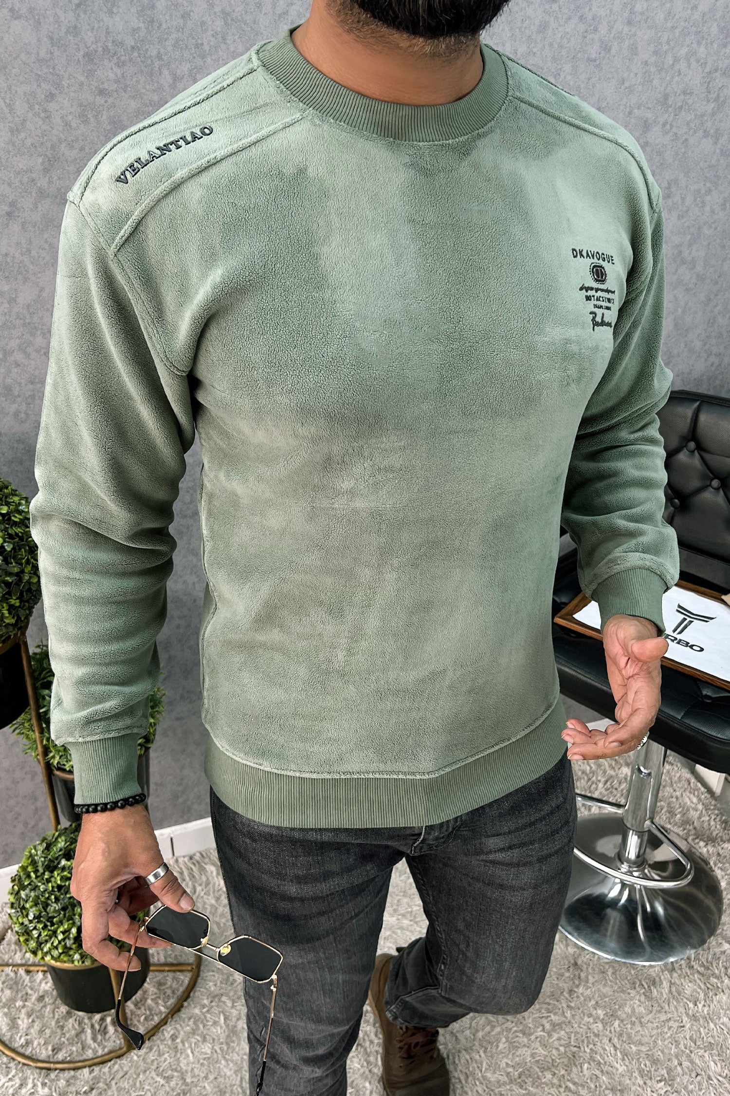 Blman Round Neck Imported Men's Sweatshirt