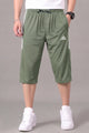 Adds Athletic Side Stripes Imp Dry-Fit Men's Shorts In Light Green
