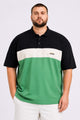 Turbo Panel Style Big & Tall Men's Polo Shirt
