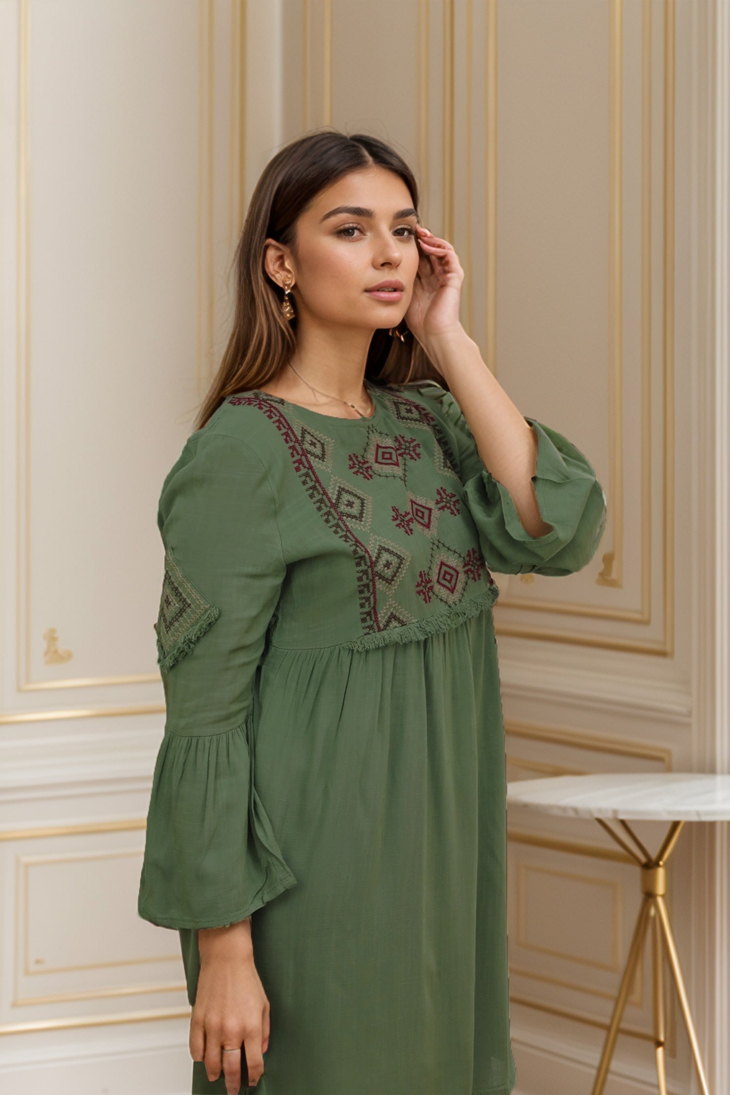 Embroidered Design fancy Turkish Imported Top